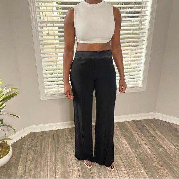 Cabi Crepe Dress Pants with Contrast Waistband - Picture 3 of 17